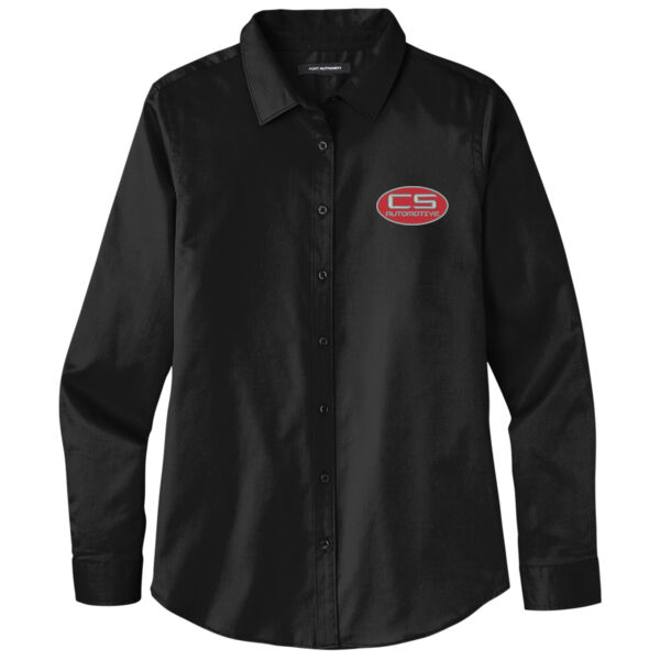 CS - Women's Twill Button-Up, Long-Sleeve Thumbnail