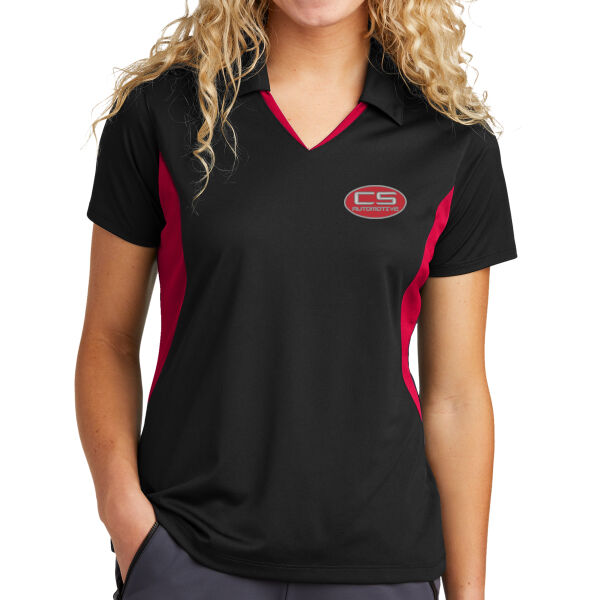 CS - Women's Colorblock Micropique Performance Polo Thumbnail
